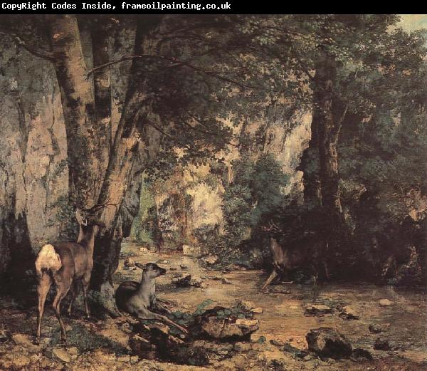 Gustave Courbet Deer
